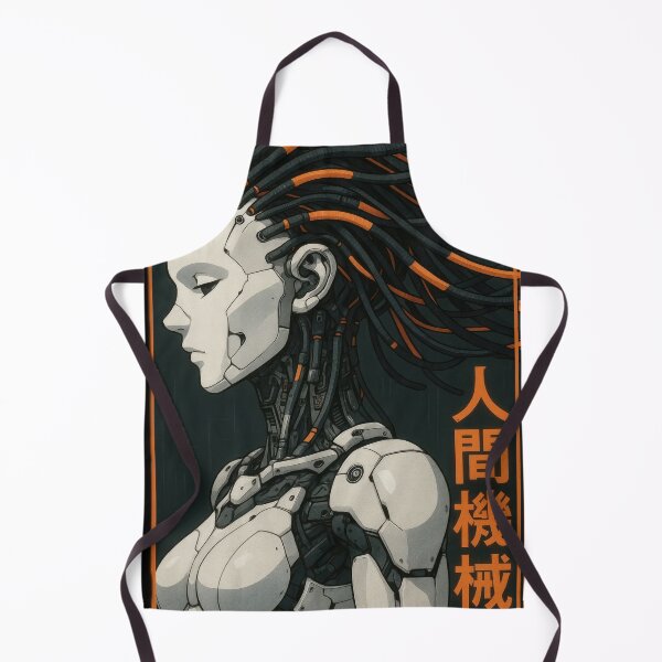 Item preview, Female Cyborg Profile with Circuit Hair designed and sold by Hirvipelto.
