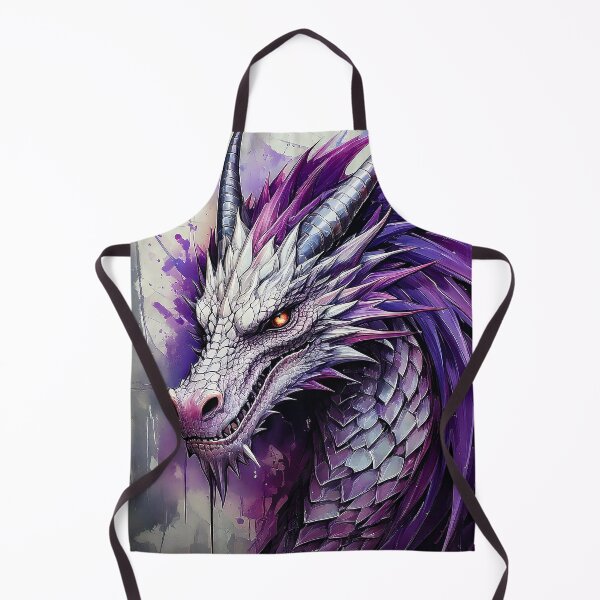 Item preview, Fantasy Purple Dragon Oil Painting designed and sold by angel-cat-22.