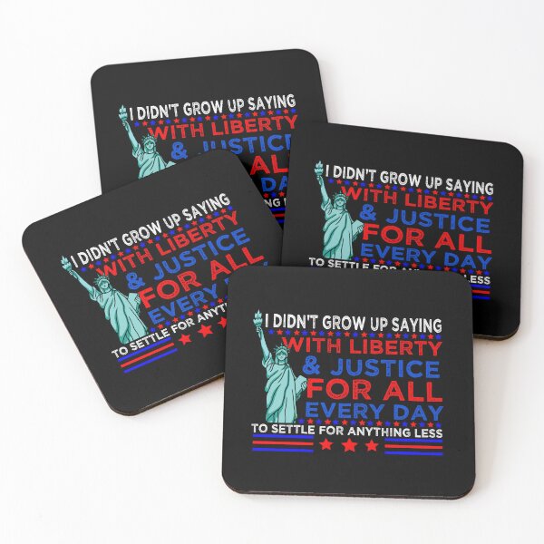 Item preview, Justice Liberty Saying for Pro American Freedom Supporters designed and sold by Dzeery.