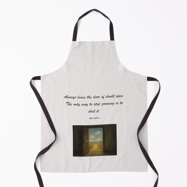 Item preview, The Door of Doubt – Thoughtful Quote for Open Minds designed and sold by AforistSoul.