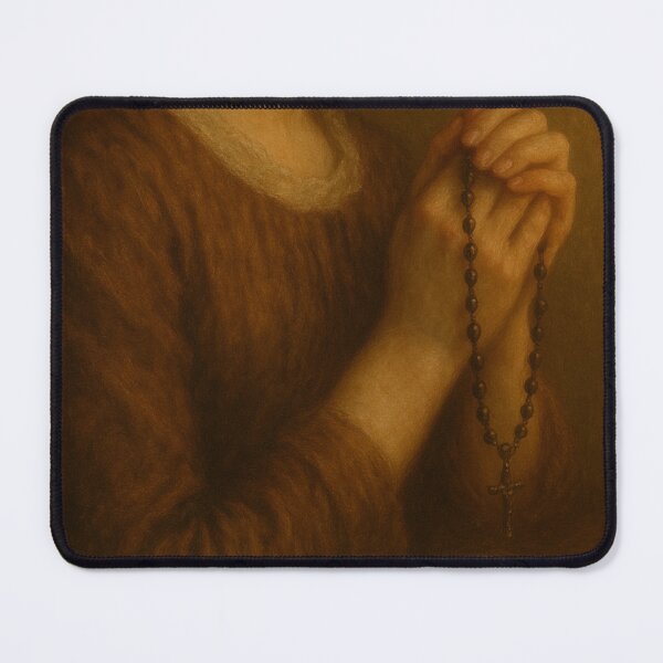 Item preview, Catholic Lady Praying — Portrait  designed and sold by matersalvatoris.