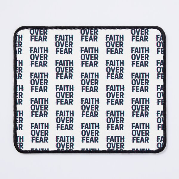 Item preview, Faith Over Fear – Glitch Text Faith Design designed and sold by astersgraphics.