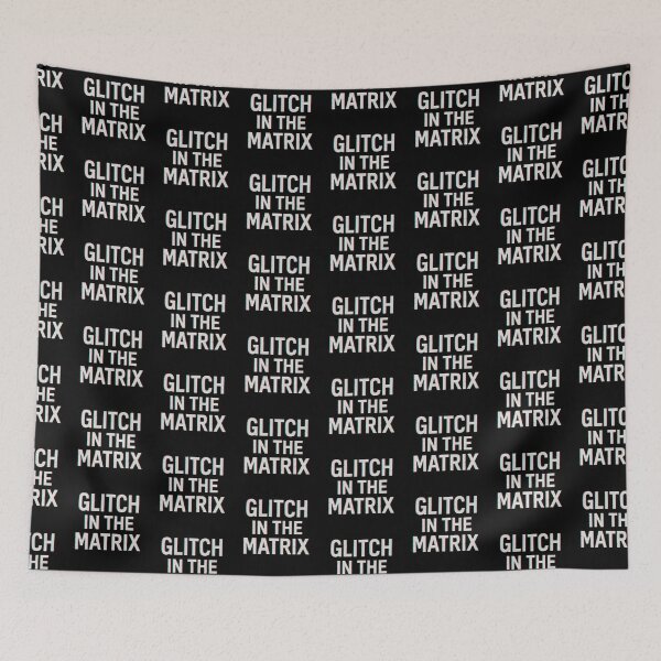 Item preview, Glitch In The Matrix – Digital Reality Distortion Design designed and sold by astersgraphics.