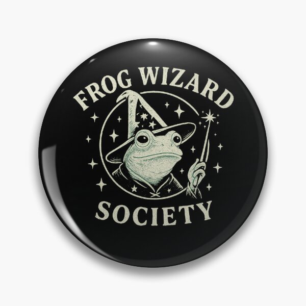 Item preview, Frog Wizard Society – Enchantingly Amphibious Frog  designed and sold by The Junto Shop.