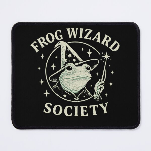 Item preview, Frog Wizard Society – Enchantingly Amphibious Frog  designed and sold by The Junto Shop.
