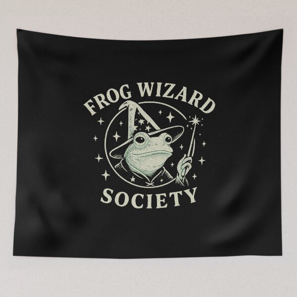 Item preview, Frog Wizard Society – Enchantingly Amphibious Frog  designed and sold by The Junto Shop.