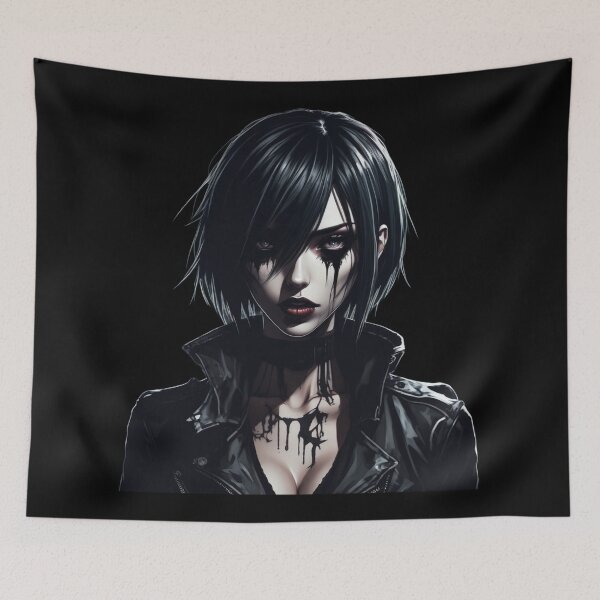 Item preview, Goth Girl, Unique Character, Femme Fatale, Anime designed and sold by Burn-Ego.