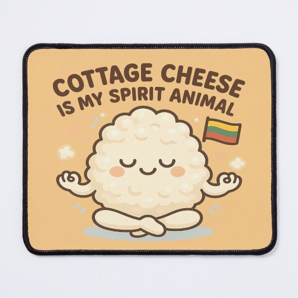 Item preview, Cottage Cheese is My Spirit Animal – Lithuanian Food Zen designed and sold by Globalcitytees.