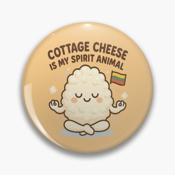 Item preview, Cottage Cheese is My Spirit Animal – Lithuanian Food Zen designed and sold by Globalcitytees.
