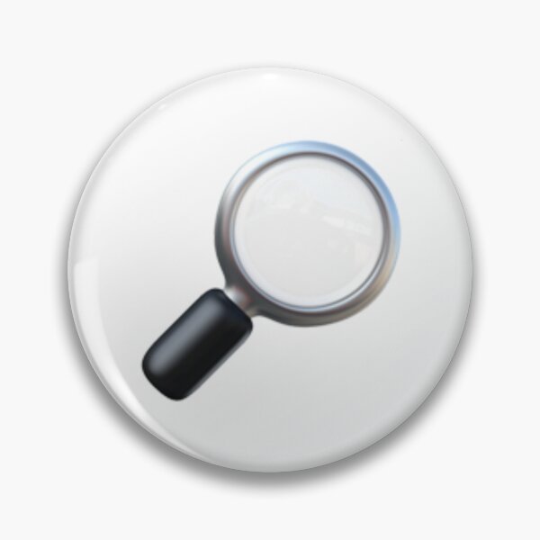 Item preview, Magnifying Glass (right-pointing) Search Emoji designed and sold by Popular-Gifts.