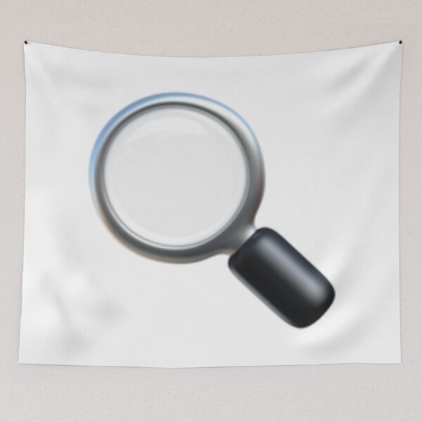 Item preview, Magnifying Glass (left-pointing) Search Emoji designed and sold by Popular-Gifts.