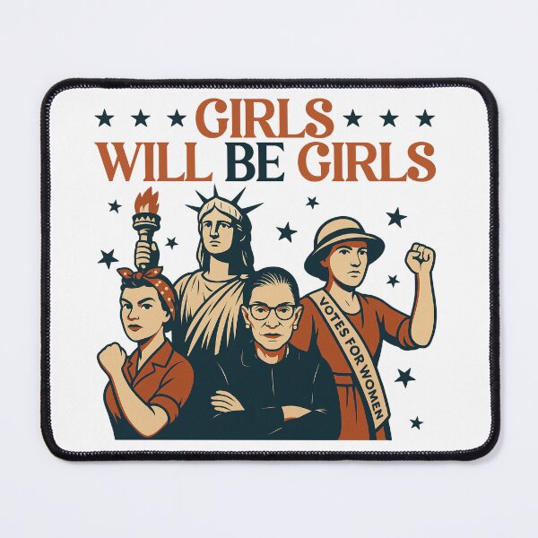 Item preview, Retro Girls Will Be Girls , Girls Power designed and sold by vintagearttee.