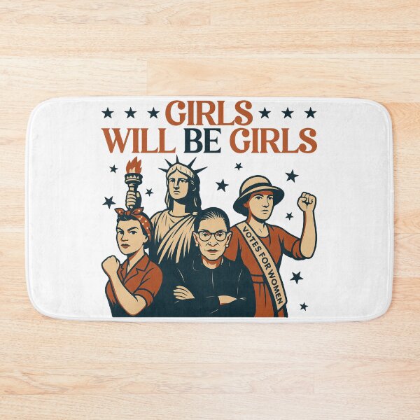 Item preview, Retro Girls Will Be Girls , Girls Power designed and sold by vintagearttee.