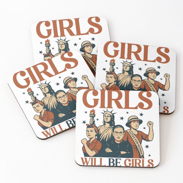 Item preview, Retro Girls Will Be Girls , Girls Power, Feminist designed and sold by vintagearttee.