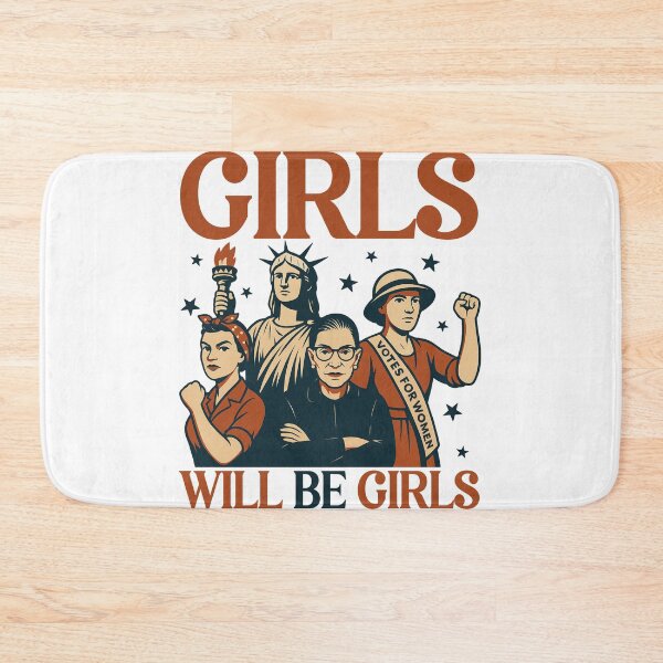 Item preview, Retro Girls Will Be Girls , Girls Power, Feminist designed and sold by vintagearttee.