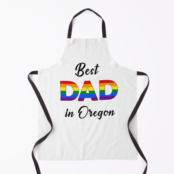 Item preview, Best Dad in Oregon - Rainbow Pride DAD designed and sold by WigOutlet.