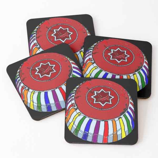 Item preview, PRIDE Collection: Scottish Teacakes in Rainbow Stripes designed and sold by Rebecca Creates....