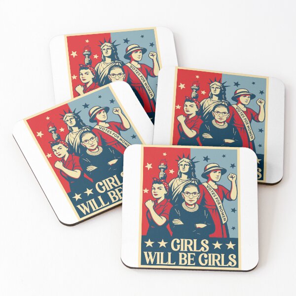 Item preview, Retro Girls Will Be Girls , Girls Power, Feminist, 4th of July designed and sold by vintagearttee.