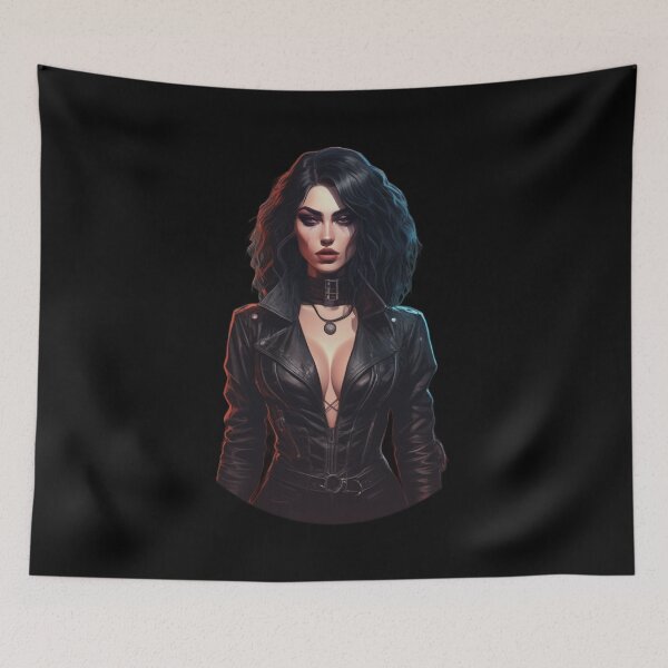 Item preview, Goth Girl, Leather Coat, Femme Fatale designed and sold by Burn-Ego.