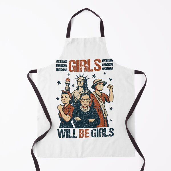 Item preview, Vintage Girls Will Be Girls , Girls Power, Feminist, 4th of July designed and sold by vintagearttee.