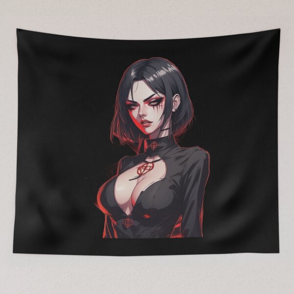 Item preview, Vamp Girl, Manga Style, Femme Fatale designed and sold by Burn-Ego.