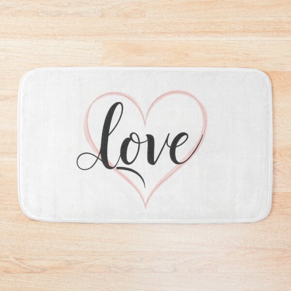 Item preview,  Elegant Calligraphy “Love” Word with Heart – Romantic Vector Art designed and sold by hjian8219.