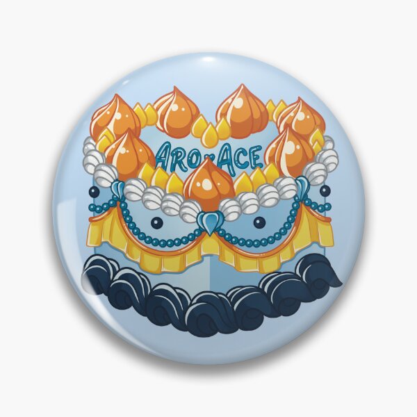 Item preview, Aro/Ace Pride Cake designed and sold by Gothishop.