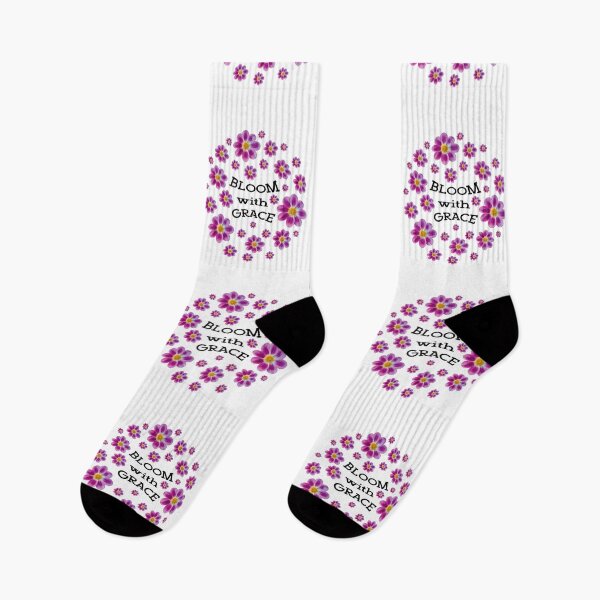 Item preview, Bloom with Grace - Purple Pink Yellow Floral Aesthetic Design designed and sold by PnrArtDesign.