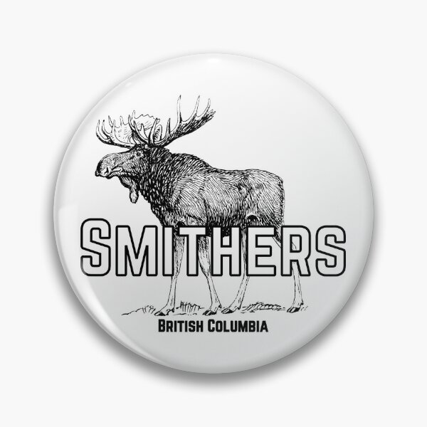 Item preview, Smithers, BC Moose – Monochrome Wildlife Graphic in Black and White designed and sold by ROB604.