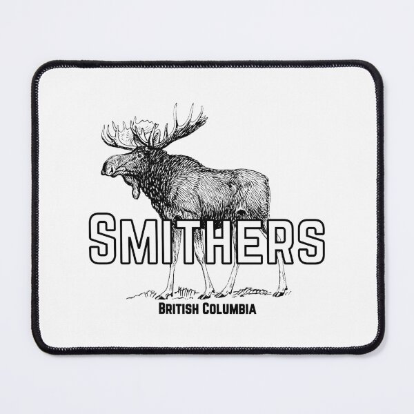 Item preview, Smithers, BC Moose – Monochrome Wildlife Graphic in Black and White designed and sold by ROB604.