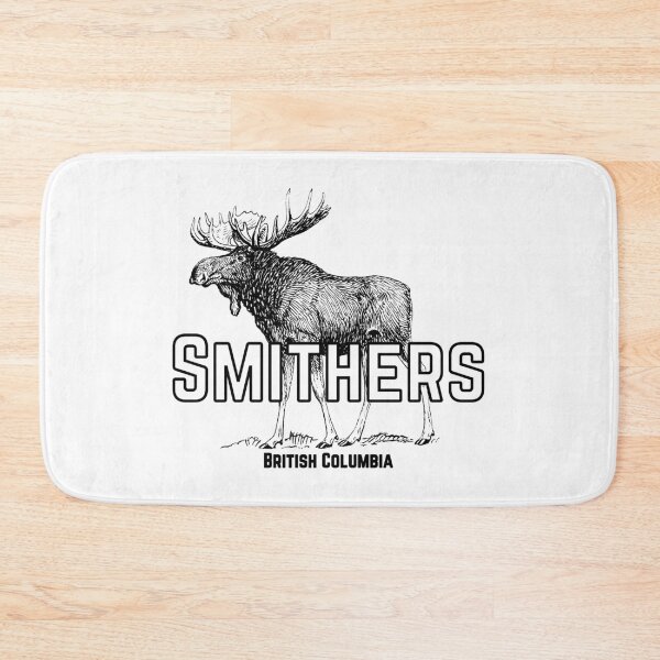 Item preview, Smithers, BC Moose – Monochrome Wildlife Graphic in Black and White designed and sold by ROB604.