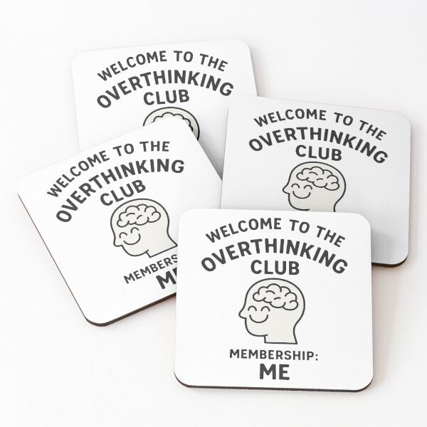 Item preview, Welcome to the Overthinking Club – Membership: Me designed and sold by OnlyBestStuff.