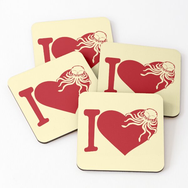 Item preview, I Love Octopus Heart Symbol Cute Little Squid designed and sold by shirt-o-mat.