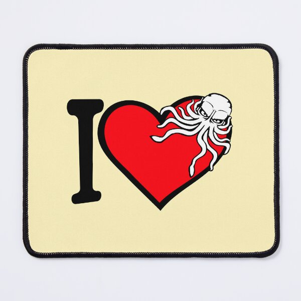 Item preview, I Love Octopus Heart Symbol Cute Little Squid designed and sold by shirt-o-mat.