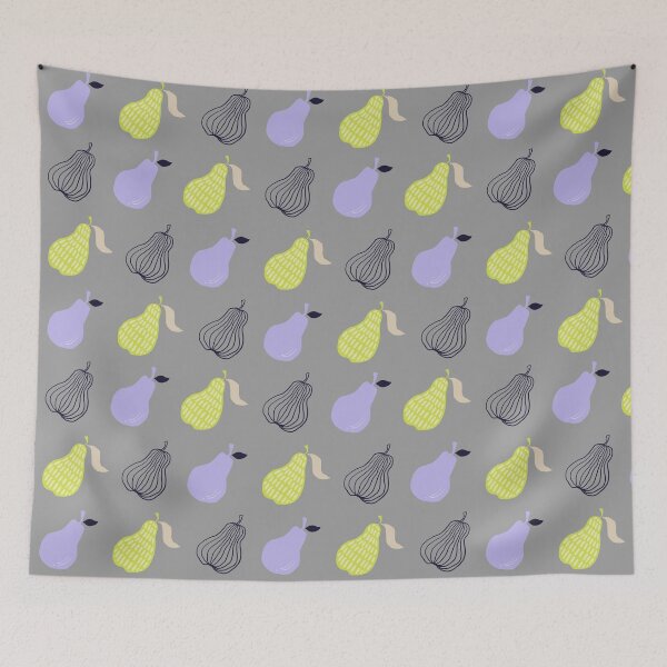 Item preview, Cute Pear Fruit Pattern Minimal Design designed and sold by mintmono-studio.