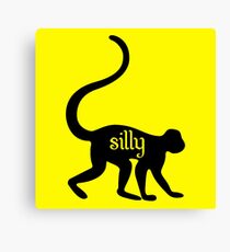 Silly Monkey Canvas Print