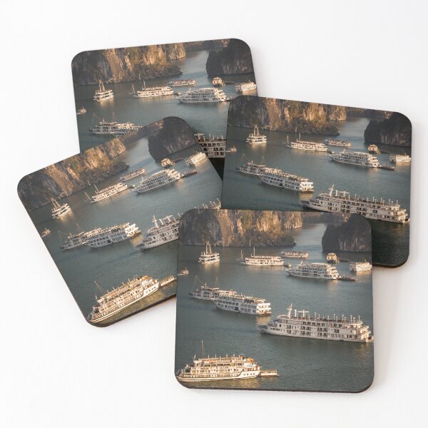 Item preview, Halong Bay Vietnam just before sunset designed and sold by BennysPassport.