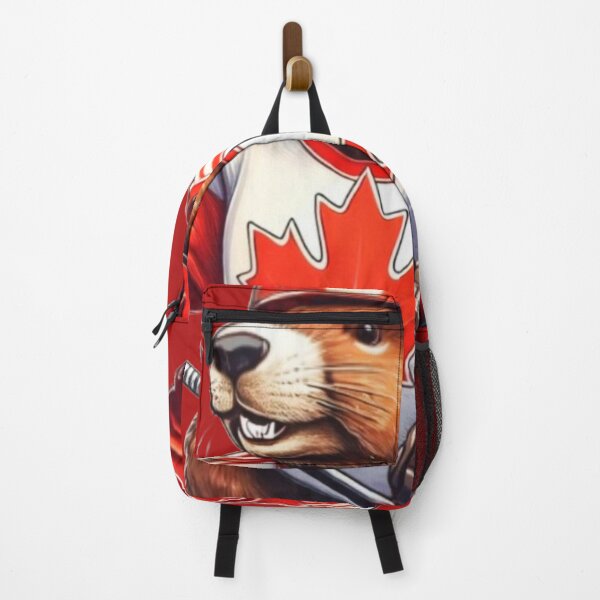 Item preview, Canadian cute animal beaver maple leaf hockey apparel designed and sold by JumWow.