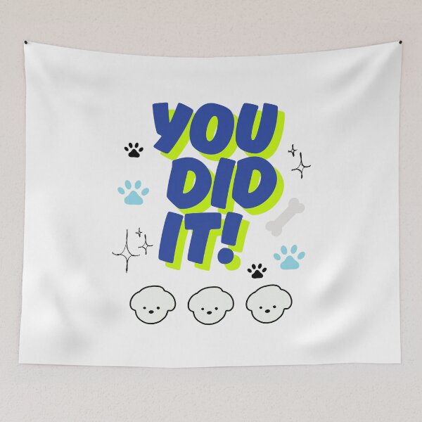 Item preview, You Did It! Cheer Pup designed and sold by mintmono-studio.