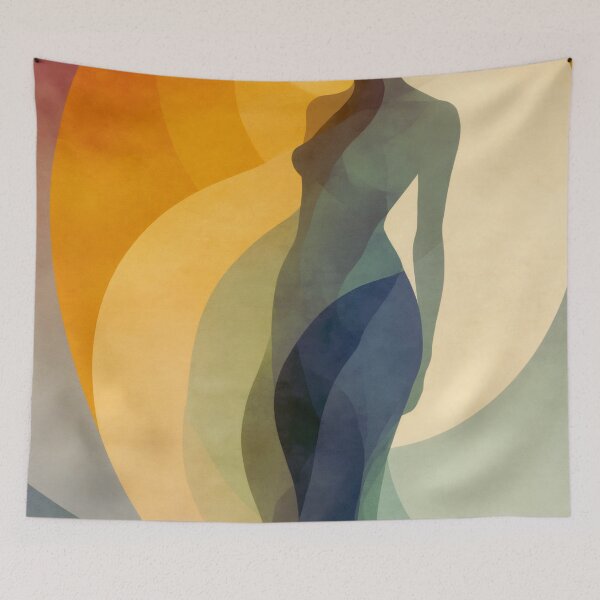 Item preview, Vibrant Silhouette designed and sold by OpenCanvasCo.