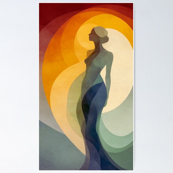 Item preview, Vibrant Silhouette designed and sold by OpenCanvasCo.
