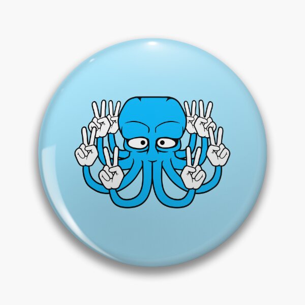 Item preview, Kraken Peace Hand Sign Victory Symbol Hands Fun designed and sold by shirt-o-mat.