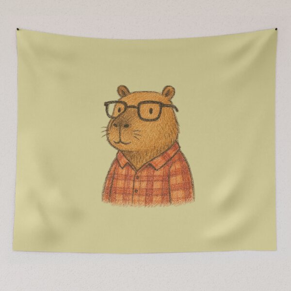 Item preview, Capybara Smart designed and sold by Capybarastore_77.