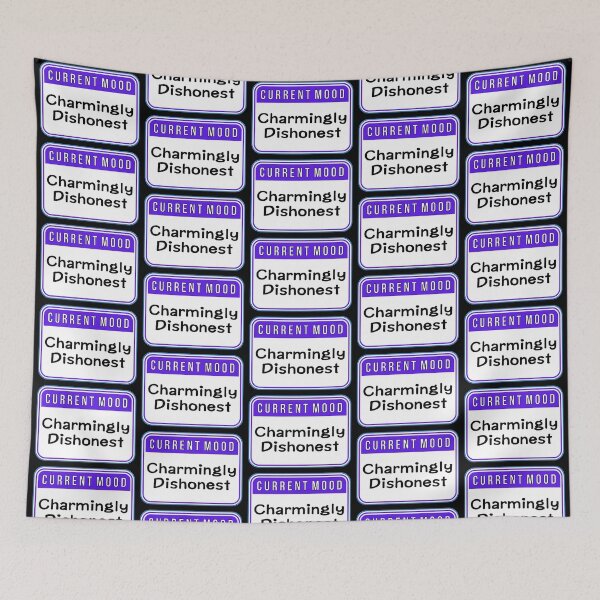 Item preview, CURRENT MOOD:  Charmingly Dishonest - funny warning signs designed and sold by DesignsFromTW-S.