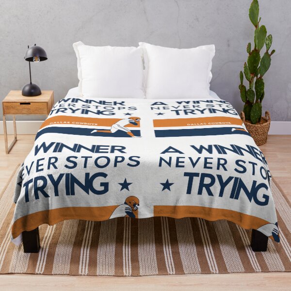 Item preview, Cowboys Football Player: Winner Never Stops Trying designed and sold by ART ATTACK ZONE.