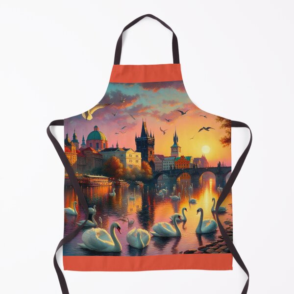 Item preview, Swans on Vltava River Praque designed and sold by daweave77.