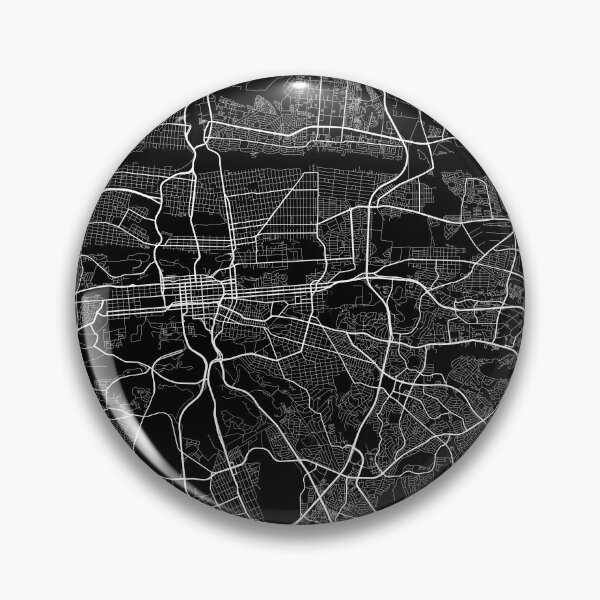 Item preview, Mapa de la ciudad de Pretoria (Sudáfrica) - Luna llena designed and sold by deMAP.