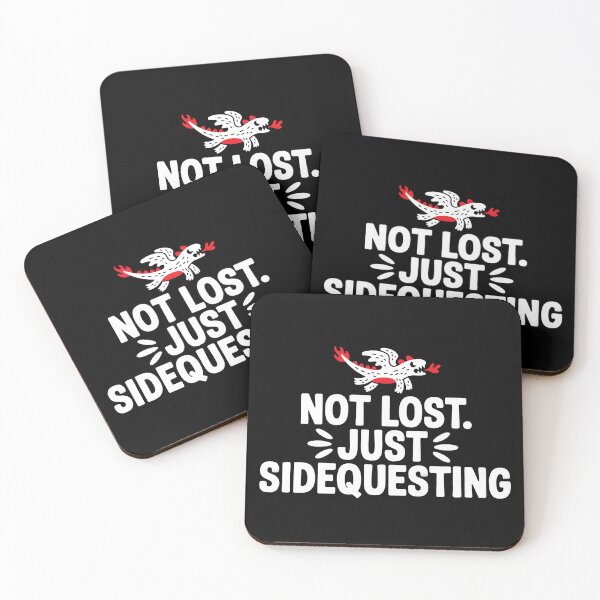 Item preview, Not Lost. Just Sidequesting | Funny Side Quest Cute Dragon designed and sold by Altered Pixels.