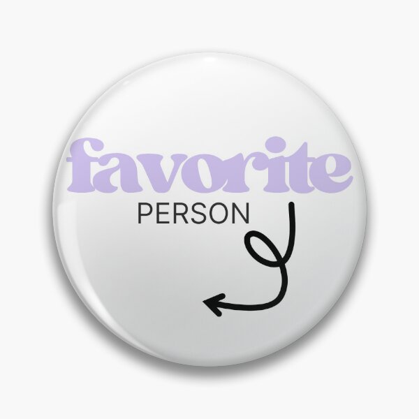 Item preview, Favorite Person Left Arrow Purple On White designed and sold by nikifora.