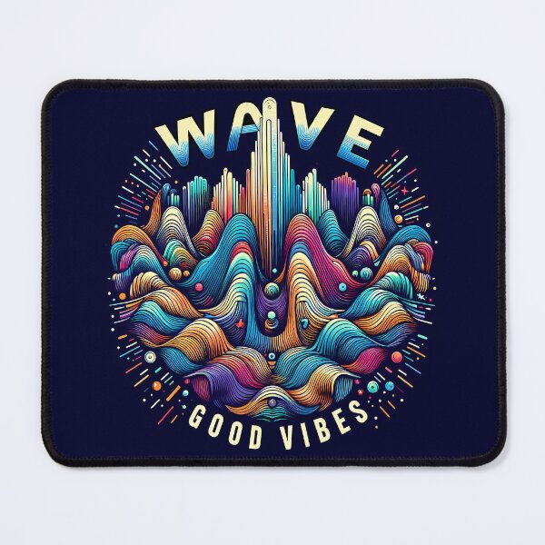 Item preview, Wave Good Vibes, typography designed and sold by maxmaj.
